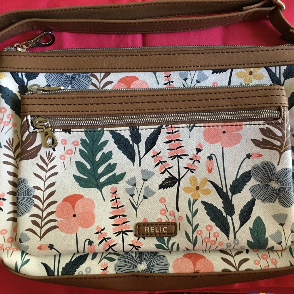 Relic by Fossil Crossbody - Spring Flowers NWT